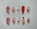 Strawberry Cake Nails