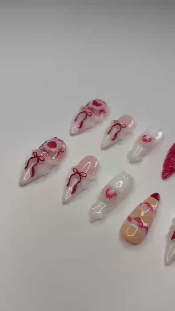 Strawberry Cake Nails